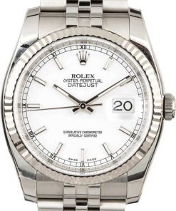 HandMade The Rolex Datejust 116234 Steel and White Gold