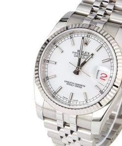 Alternative view of HandMade The Rolex Datejust 116234 Steel and White Gold