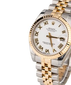 Alternative view of HandMade The Rolex Datejust 178273 Mid-Size White Roman