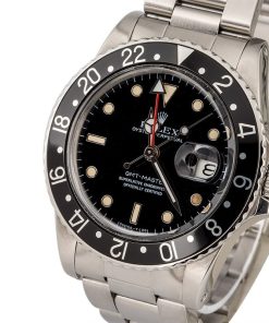 Alternative view of HandMade The Rolex GMT-Master 16750 Black Tritium Dial