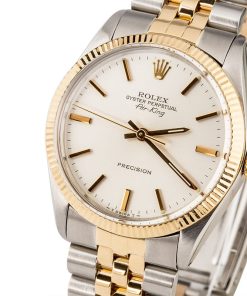 Alternative view of HandMade The Rolex Air-King 5501 Silver Dial