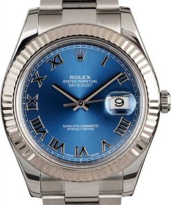 HandMade The Rolex Datejust 116334 Blue Roman Dial
