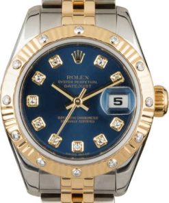 HandMade The Rolex Lady-Datejust 179313 Blue Diamond Dial