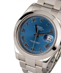 Alternative view of HandMade The Rolex Datejust II Ref 116300 Blue Dial