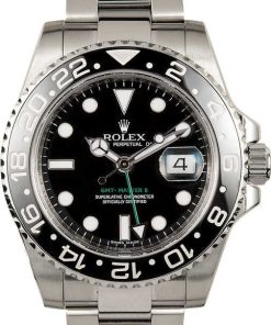 HandMade The Mens Rolex GMT-Master II Ref 116710 Black Ceramic Bezel