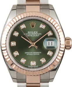 HandMade The Rolex Lady Datejust 279171 Olive Diamond Dial