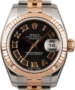 HandMade The Rolex Datejust 179171 Black Sunbeam Dial
