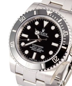 Alternative view of HandMade The Rolex No Date Submariner 114060 Black Dial