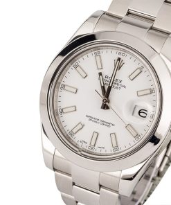 Alternative view of HandMade The Rolex Datejust II Ref 116300 White Dial