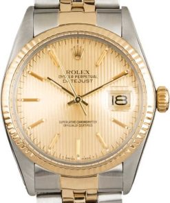 HandMade The Rolex Datejust 16013 Champagne Tapestry