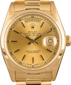 HandMade The Rolex President 18028 Champagne Index Dial