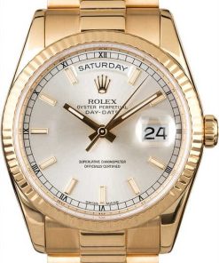 HandMade The Rolex Day-Date 118238 Silver Luminous Dial