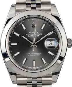 HandMade The Rolex Datejust 126300 Rhodium Index Dial