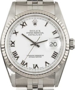 HandMade The MRolex Datejust 16234 White Roman Dial
