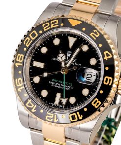 Alternative view of HandMade The Rolex GMT-Master II Ref 116713 Two Tone Oyster Band