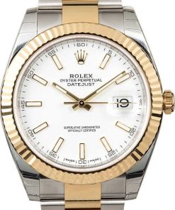HandMade The Unworn Rolex Datejust 41 Ref 126333 White Luminous Index Dial