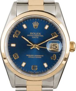 HandMade The Rolex Date 15203 Blue Arabic Dial
