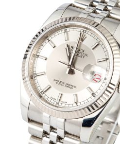 Alternative view of HandMade The Rolex Datejust 116234 Silver Tuxedo Dial
