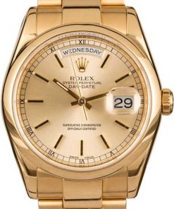 HandMade The Men's Rolex President Gold Day-Date 118208