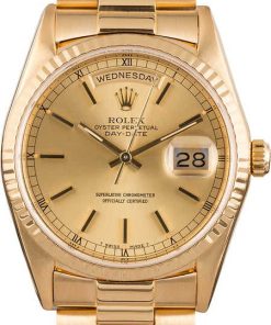 HandMade The Rolex President 18038 Champagne Index Dial