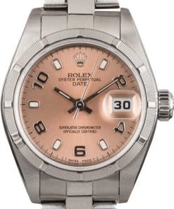 HandMade The Rolex Ladies Datejust 79190 Salmon Dial