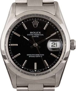 HandMade The Rolex Date 15000 Black Dial
