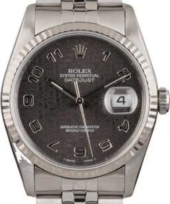 HandMade The Rolex Datejust 16234 Black Jubilee Dial T