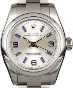 HandMade The Rolex Lady Oyster Perpetual 176200 Blue Index