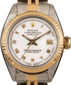 HandMade The Rolex Datejust 6917 White Roman Watch