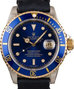 HandMade The Rolex Two-Tone Submariner Blue