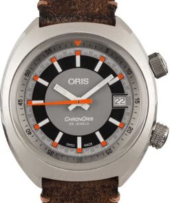 HandMade The Oris Chronoris Date Leather Strap
