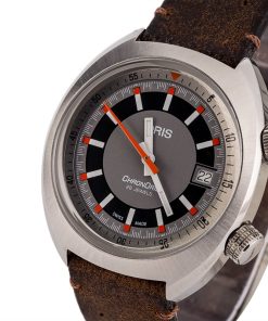 Alternative view of HandMade The Oris Chronoris Date Leather Strap