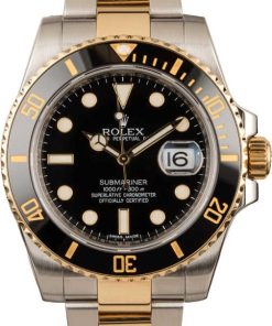 HandMade The Rolex Submariner 116613 Two Tone Black Dial