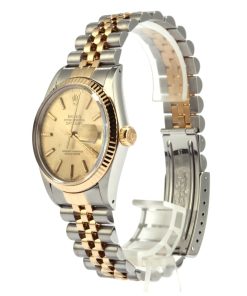 Alternative view of HandMade The Rolex Two Tone 16013 Champagne Dial Watch