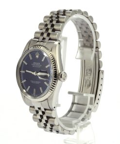 Alternative view of HandMade The Rolex Datejust 16014 Blue Index Dial