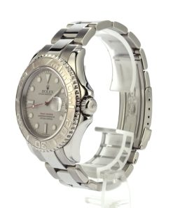 Alternative view of HandMade The Rolex Yacht-Master 16622 Platinum Bezel Watch