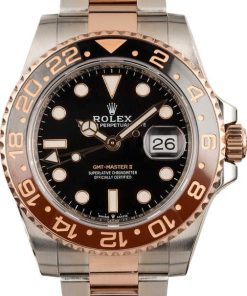 HandMade The Unworn Rolex GMT-Master II Ref 126711 Two Tone Everose 'Root Beer'