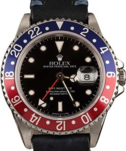 HandMade The Pepsi Rolex GMT 16710 Leather Strap