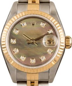 HandMade The Rolex Lady Datejust 79173 MOP Diamond Dial