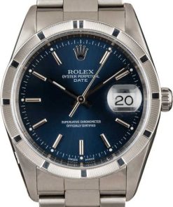 HandMade The Rolex Date 15210 Blue Index Dial