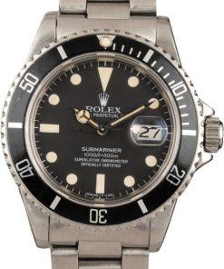 HandMade The 40MM Rolex Submariner 16800 Black Dial