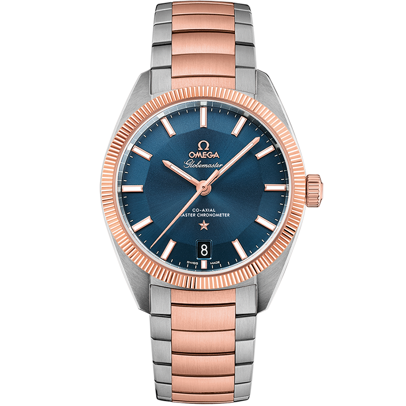 Omega CONSTELLATION GLOBEMASTER 39 mm, steel ‑ Sedna™ gold on steel ‑ Sedna™ gold 130.20.39.21.03.001
