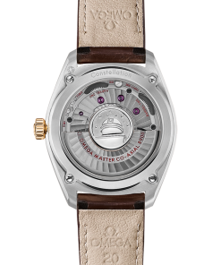 Alternative view of Omega CONSTELLATION GLOBEMASTER 39 mm, steel ‑ yellow gold on leather strap 130.23.39.21.02.001