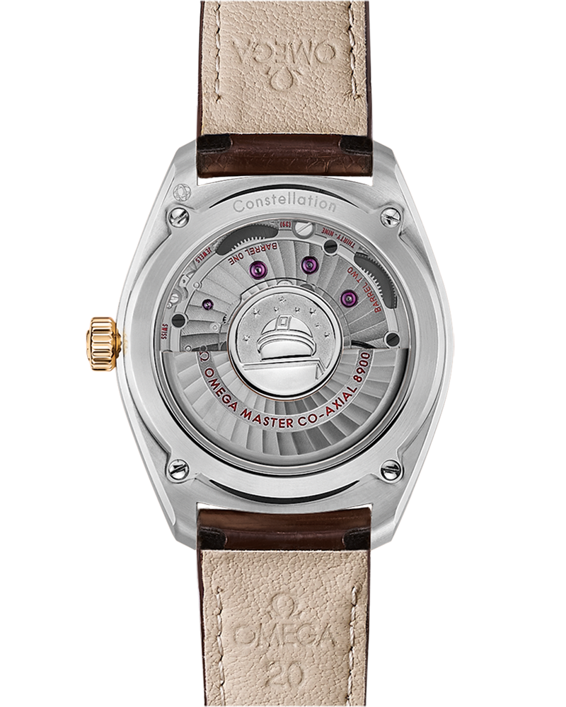 Omega CONSTELLATION GLOBEMASTER 39 mm, steel ‑ yellow gold on leather strap 130.23.39.21.02.001 - Image 2