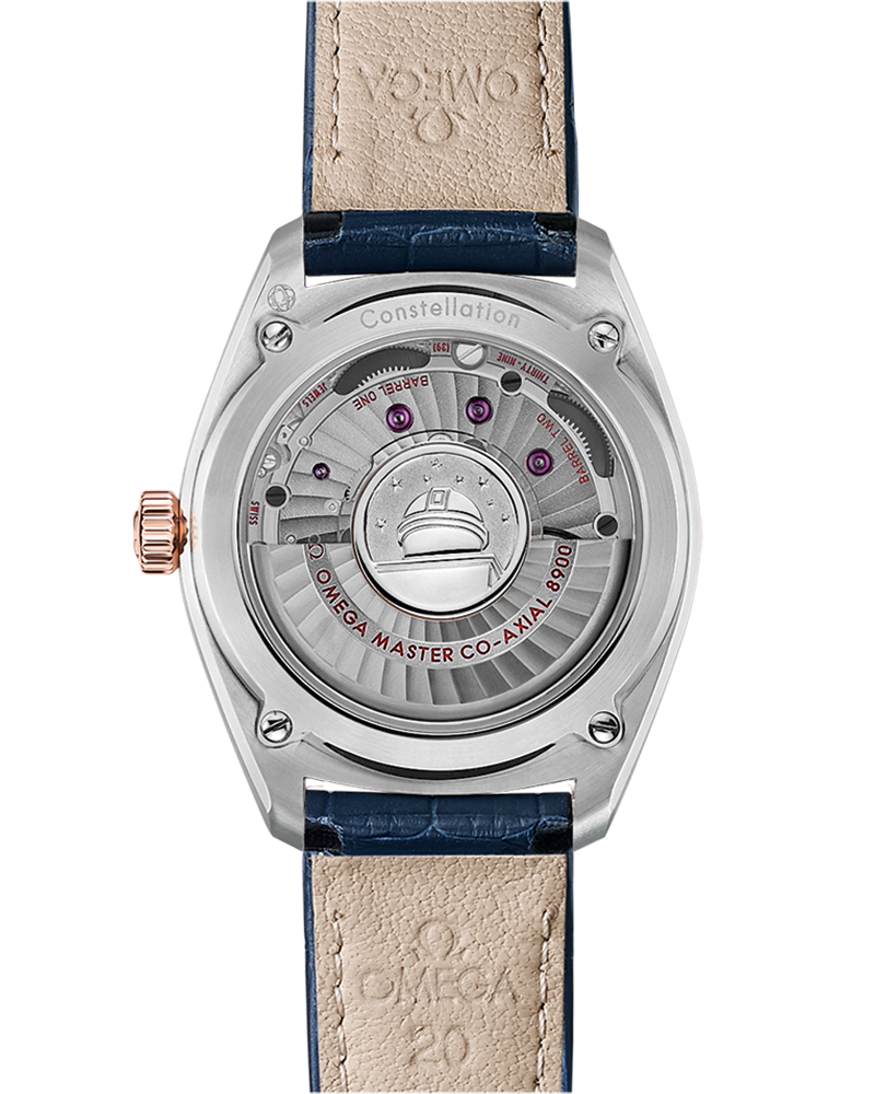 Omega CONSTELLATION GLOBEMASTER 39 mm, steel ‑ Sedna™ gold on leather strap 130.23.39.21.03.001 - Image 2