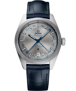 Omega CONSTELLATION GLOBEMASTER 41 mm, steel on leather strap 130.33.41.22.06.001