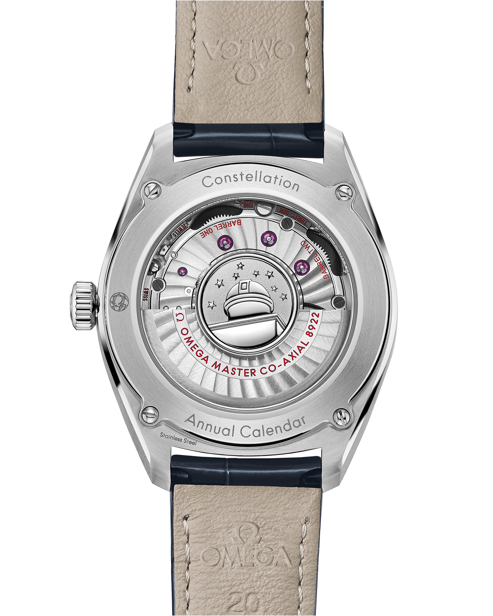 Omega CONSTELLATION GLOBEMASTER 41 mm, steel on leather strap 130.33.41.22.06.001 - Image 2