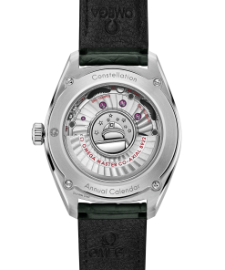 Alternative view of Omega CONSTELLATION GLOBEMASTER 41 mm, steel on leather strap 130.33.41.22.10.001