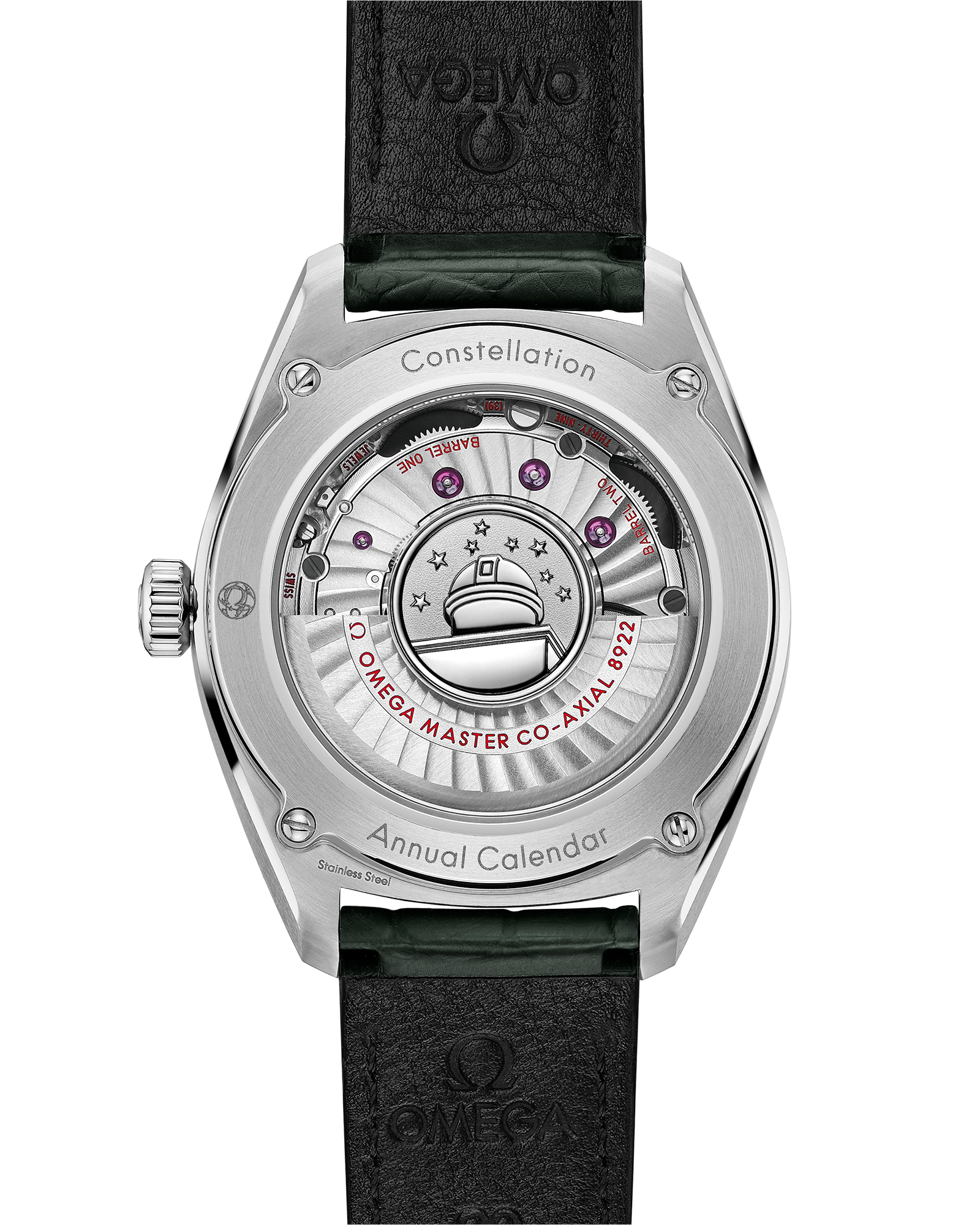 Omega CONSTELLATION GLOBEMASTER 41 mm, steel on leather strap 130.33.41.22.10.001 - Image 2