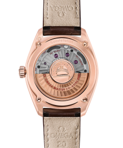 Alternative view of Omega CONSTELLATION GLOBEMASTER 39 mm, Sedna™ gold on leather strap 130.53.39.21.02.001